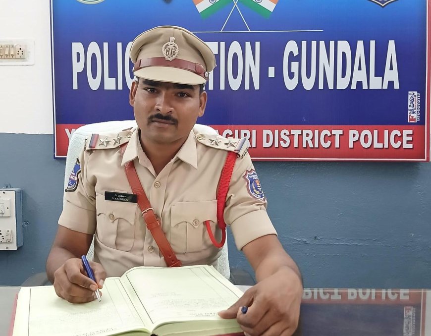 గుండాల నూతన ఎస్సైగా సైదులు బాధ్యతలు స్వీకరణ