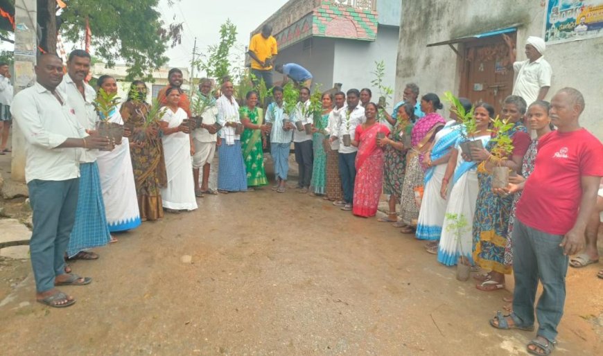 భవిష్యత్ తరాలకు స్వచ్ఛమైన వాతావరణం సర్పంచ్ స్వాతి భాస్కర్