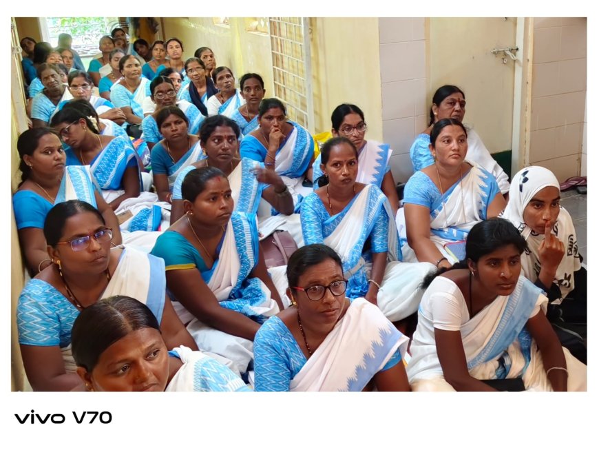 PHC ఉప్పెర్ నందు పీర్ ఎడ్యుకేషన్ పై ఆశా కార్యకర్తలు మరియు హెల్త్ సిబ్బందికి శిక్షణ