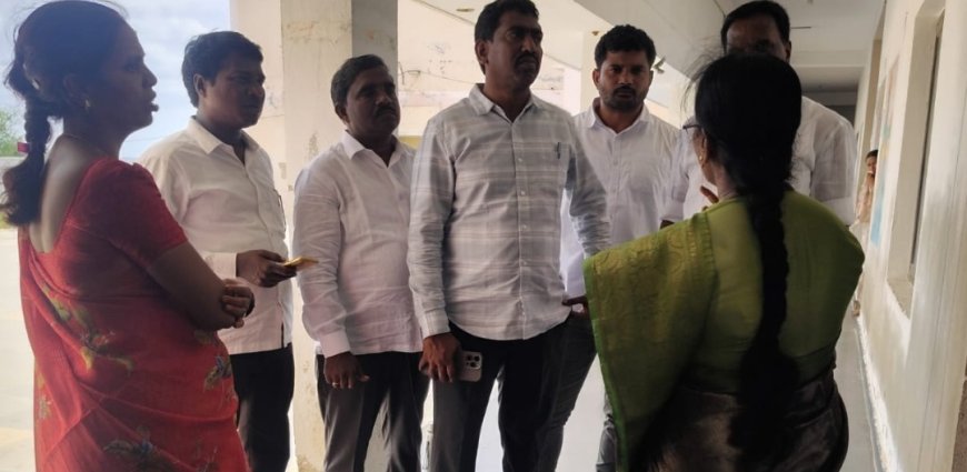 చిన్నంబావి కేజీబీవీ స్కూల్ ను పర్యవేక్షించిన జూపల్లి అనుచరులు