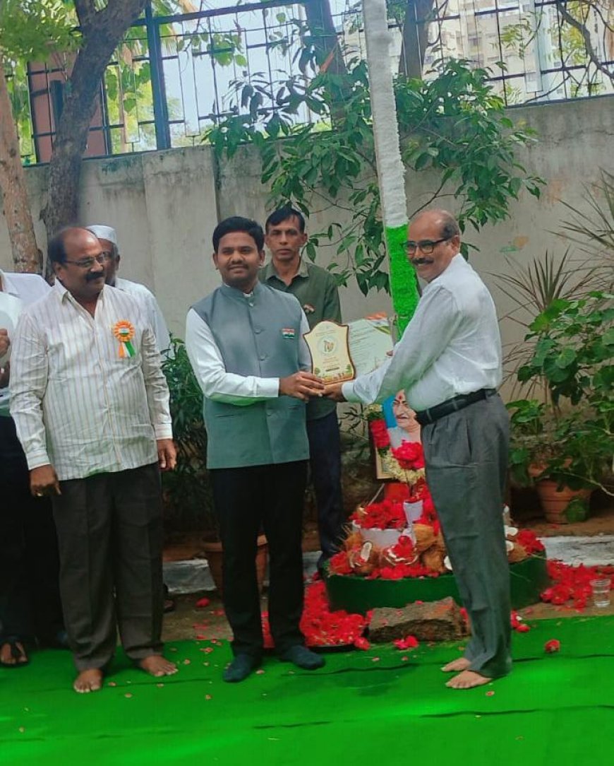 జోగులాంబ గద్వాల జిల్లా వ్యవసాయ శాఖకు రాష్ట్ర ఉత్తమ పురస్కారం