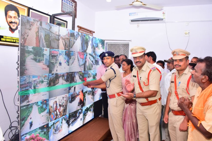 నేరాల నియంత్రణ, కేసుల ఛేదనలో సీసీ కెమెరాల పాత్ర కీలకం: జిల్లా ఎస్పీ అశోక్ కుమార్