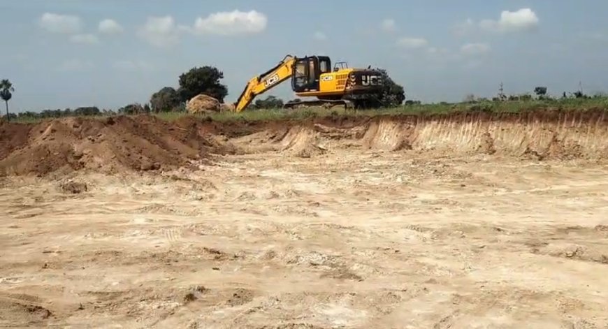 సూర్యాపేట జిల్లాలో రెచ్చిపోతున్న మట్టి మాఫియా