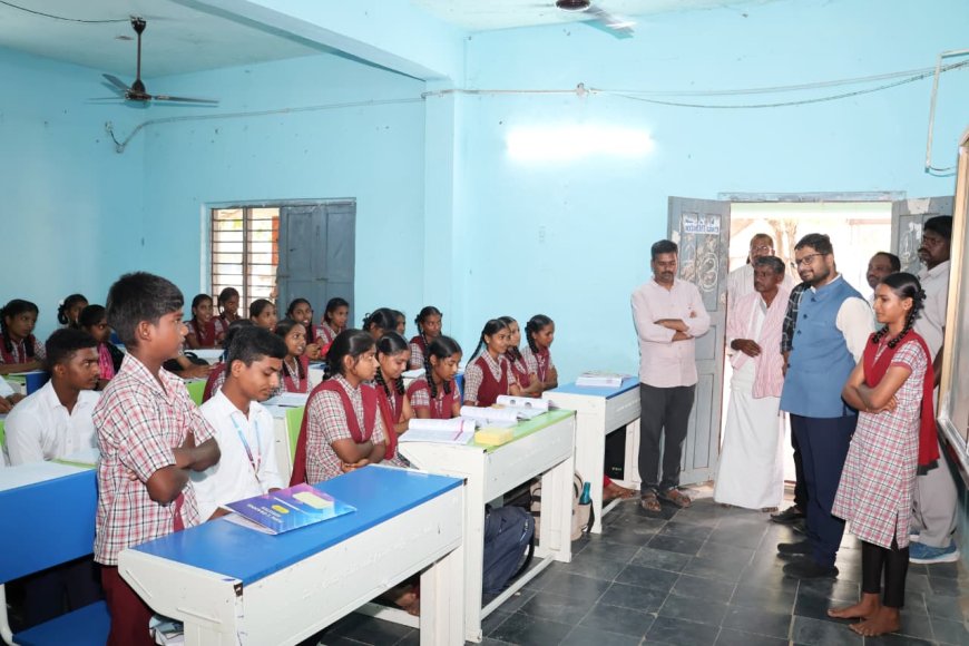 ప్రభుత్వ పాఠశాలల్లో ఉపాధ్యాయులు,విద్యార్థులు 100 శాతం హాజరు ఉండాలి