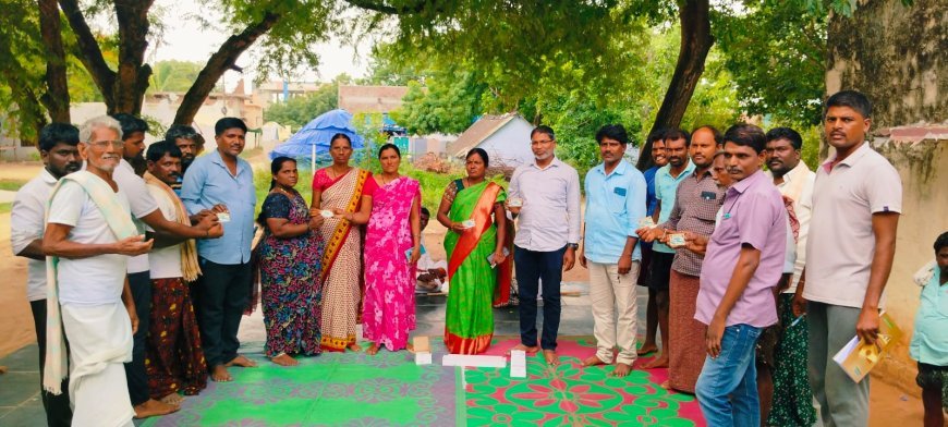 సాతర్లగ్రామంలో స్మార్ట్ రేషన్ కార్డుల పంపిణీ