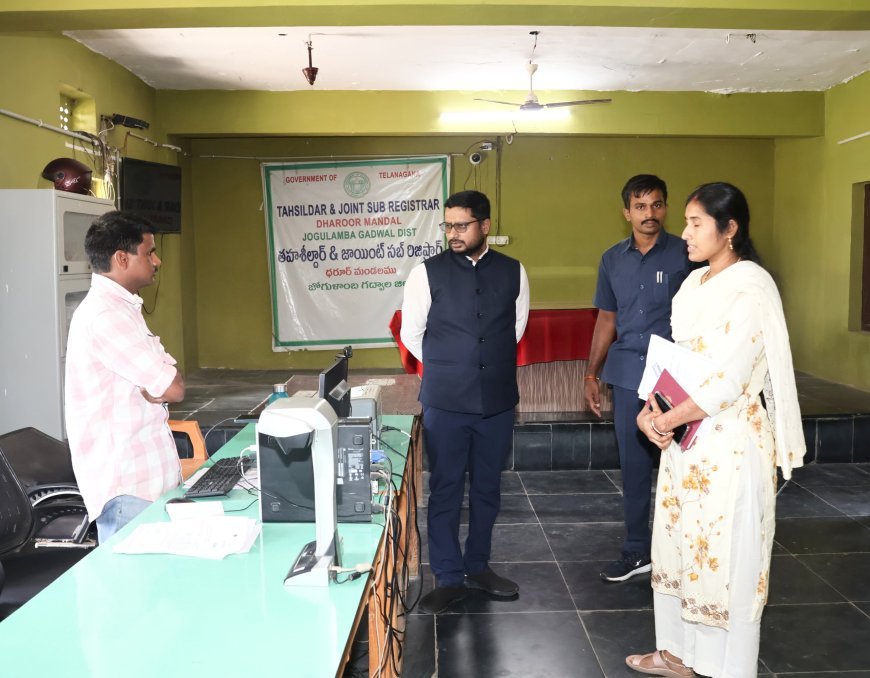 ఓటరు జాబితా సవరణను పకడ్బందీగా పూర్తి చేయాలి జిల్లా కలెక్టర్ రిజ్వాన్ బాషా షేక్.