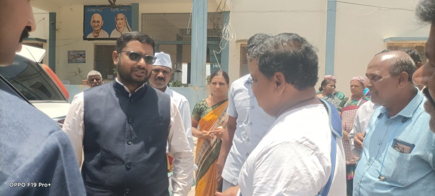 బీసీ కాలనీలో ప్రాథమిక పాఠశాలను త్వరగా పూర్తి చేయాలి కలెక్టర్ కు గ్రామ  సర్పంచ్ విజ్ఞప్తి.