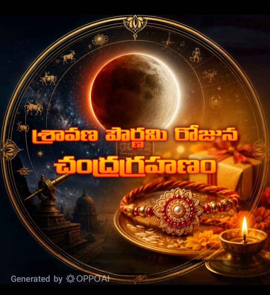శ్రావణ పౌర్ణమి రోజున చంద్రగ్రహణం 