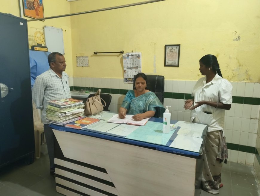 ధరూర్ ప్రాథమిక ఆరోగ్య కేంద్రాన్ని ఆకస్మికంగ తనిఖీ చేసిన