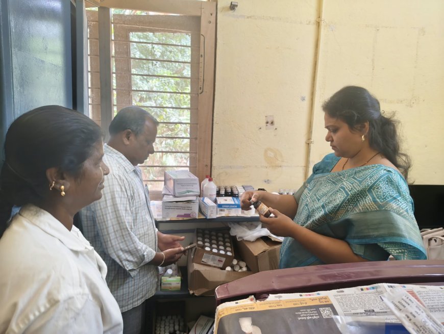 ధరూర్ ప్రాథమిక ఆరోగ్య కేంద్రాన్ని ఆకస్మికంగ తనిఖీ చేసిన