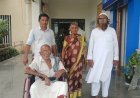 వారసత్వ భూమిని కబ్జా చేశారని వృద్ధురాలి ఆవేదన
