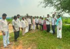 సబ్ స్టేషన్ నిర్మాణం కై స్థల పరిశీలన