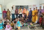 అంగన్వాడీ టీచర్లకు సన్మానం బిజెపి నాయకులు