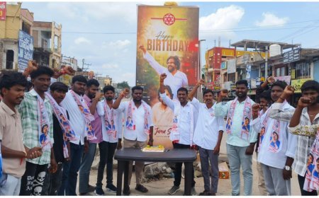 ఘనంగా జనసేన పార్టీ అధ్యక్షులు పవన్ కళ్యాణ్ జన్మదిన వేడుకలు