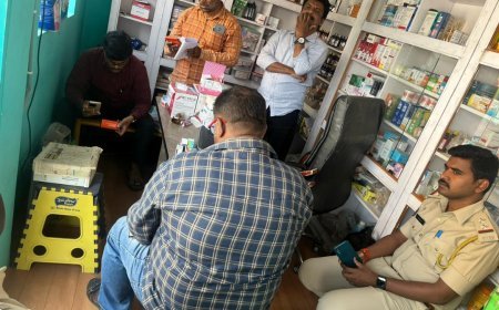 తెలంగాణ వ్యాప్తంగా మెడికల్ షాపులపై టీజీ-సీఎస్ డ్రగ్ వింగ్ దాడులు