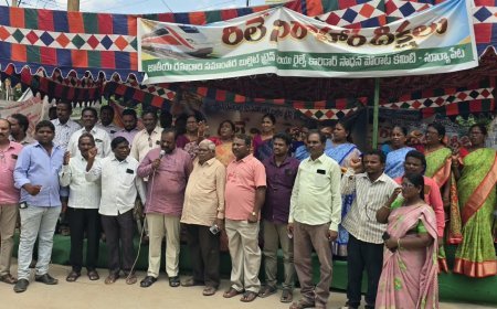 బుల్లెట్ రైలు దీక్షకు మద్దతు పలికిన ఉమ్మడి నల్గొండ జిల్లా క్రైస్తవ సంఘాల నాయకులు 