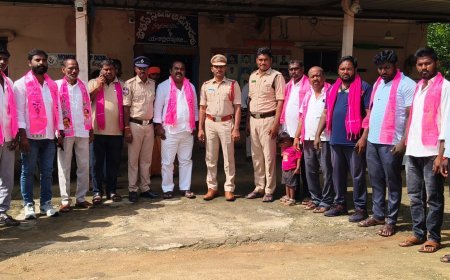 అడ్డగూడూరు బిఆర్ఎస్ మండల నాయకులను ముందస్తు అరెస్టు చేసిన పోలీసులు