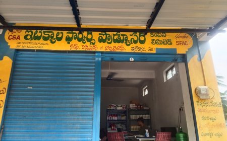 ఇటిక్యాల ఫార్మర్స్ ప్రొడ్యూసర్ సీడ్స్ పెసి సైట్స్ ఫర్టిలైజర్స్  ఫార్మసీ లో సబ్సిడీపై మందులు లభించును ఎఫ్ పి ఓ  రఘురాం.