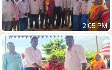 అవార్డు గ్రహీత ఎర్ర యాదగిరి కి ఘనంగా సన్మానం