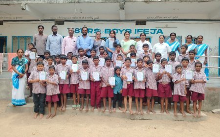 విద్యార్థులకు ఆరోగ్య పరీక్షలు
