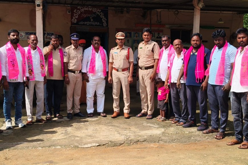 అడ్డగూడూరు బిఆర్ఎస్ మండల నాయకులను ముందస్తు అరెస్టు చేసిన పోలీసులు