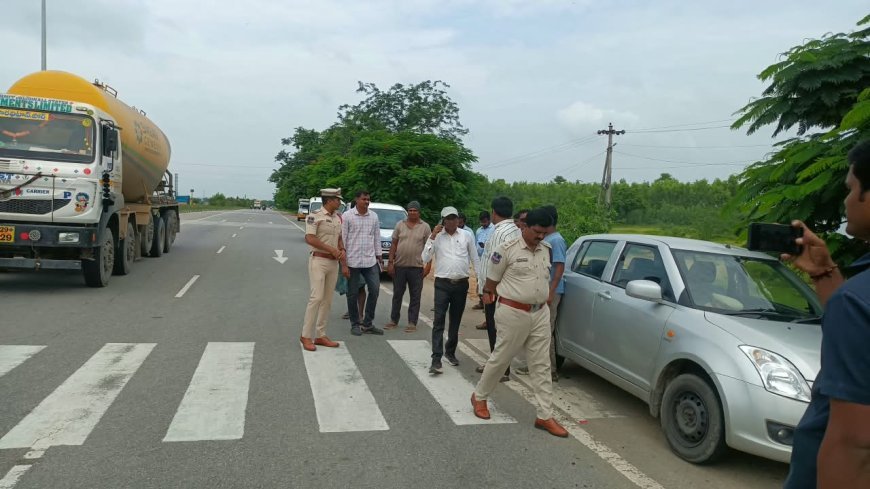 జాతీయ రహదారి (NH-65) పై బ్లాక్ స్పాట్ల తనిఖీ: ప్రమాదాల నివారణకు ఉమ్మడి చర్యలు