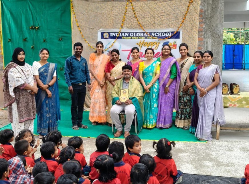 ఇండియన్ గ్లోబల్ స్కూల్లో ఘనంగా ఉపాధ్యాయ దినోత్సవ వేడుకలు