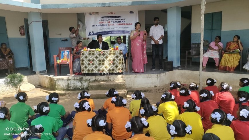 కేజీబీవీలో షేర్ జస్ట్ రైట్స్ ఫర్ చిల్డ్రన్స్ (జెఆర్సి) ఆధ్వర్యంలో బాల్య వివాహాల నిర్మూలనపై అవగాహన 