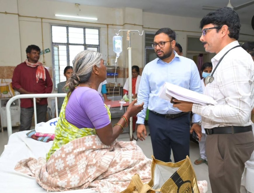 విద్య, వైద్యం పై జిల్లా కలెక్టర్ తేజస్ స్పెషల్ ఫోకస్ 