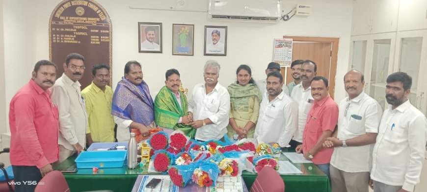 విద్యుత్ ఎస్ ఇ గా  బాధ్యతలు చేపట్టిన పి, యాదగిరి 