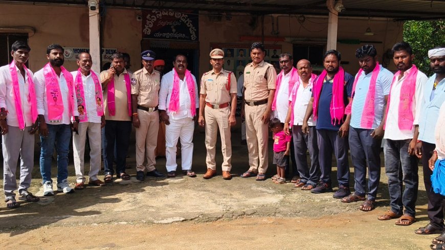 అడ్డగూడూరు బిఆర్ఎస్ మండల నాయకులను ముందస్తు అరెస్టు చేసిన పోలీసులు