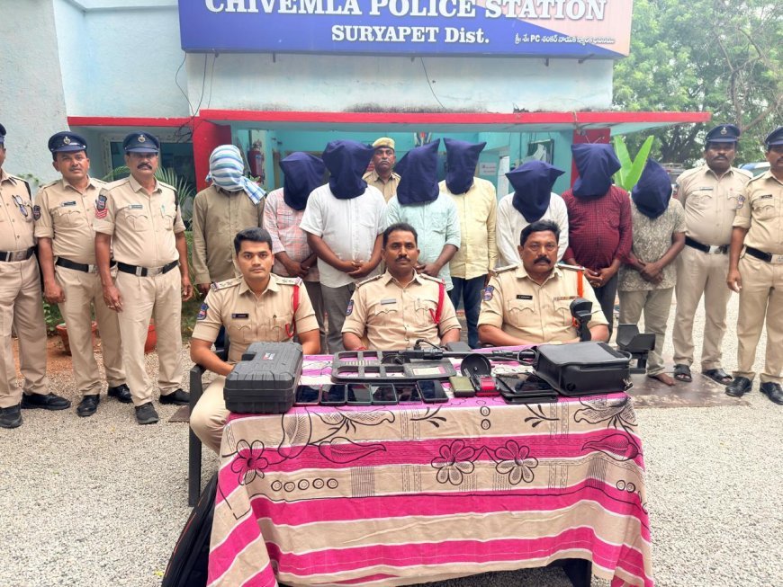 గుప్త నిధుల కోసం అక్రమ తవ్వకాలకు ప్రయత్నం – 08 మంది అరెస్ట్, ఇద్దరు పరారీ