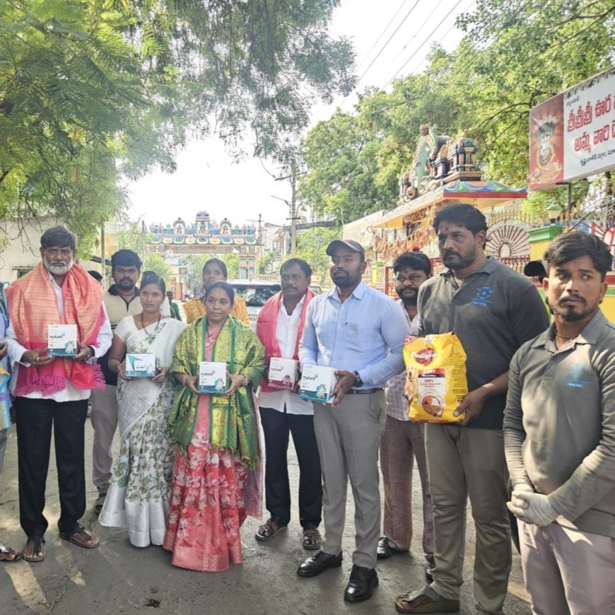 సూర్యాపేట పట్టణంలో బ్లూ క్రాస్ ఆఫ్ హైదరాబాద్ వారి సహకారంతో వీధి కుక్కల సంరక్షణకు ప్రత్యేక చర్యలు