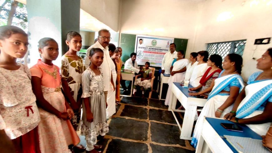 విద్యార్థులకు సమగ్ర ఆరోగ్య పరీక్షలు