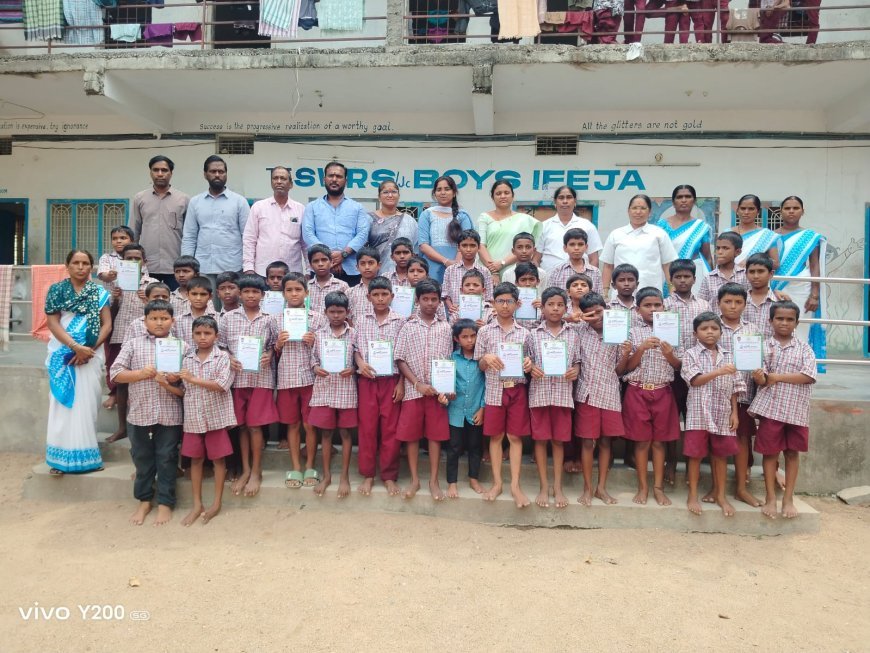 విద్యార్థులకు ఆరోగ్య పరీక్షలు