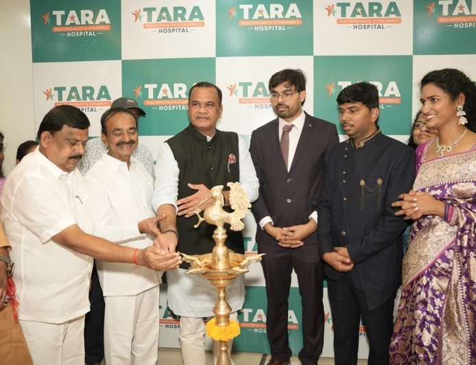 ఘనంగా తారా చిల్డ్రన్ మల్టీ హాస్పిటల్ ను ప్రారంభించిన మంత్రి కోమటి రెడ్డి వెంకట్ రెడ్డి